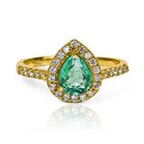 Anillo emerald drop CJG