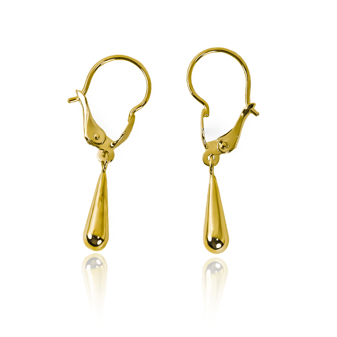 Déjate seducir por la elegancia y exclusividad de nuestros Aretes Lágrima lisa de Oro 18K. Hechos por Joyería Caracas, estos aretes no solo son un accesorio, sino también una obra de arte. Con garantía para toda la vida, estos aretes serán tu compañero fiel en todas las ocasiones.