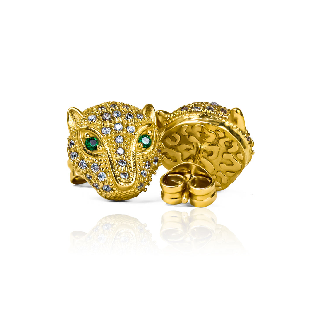 Elegantes y exclusivos, los Aretes Leopardo Campeón en oro 18K son una obra maestra de Joyería Caracas. Estos aretes no solo te brindan un look sofisticado, sino también una garantía para toda la vida. Conviértete en una campeona del estilo con estos aretes de leopardo.