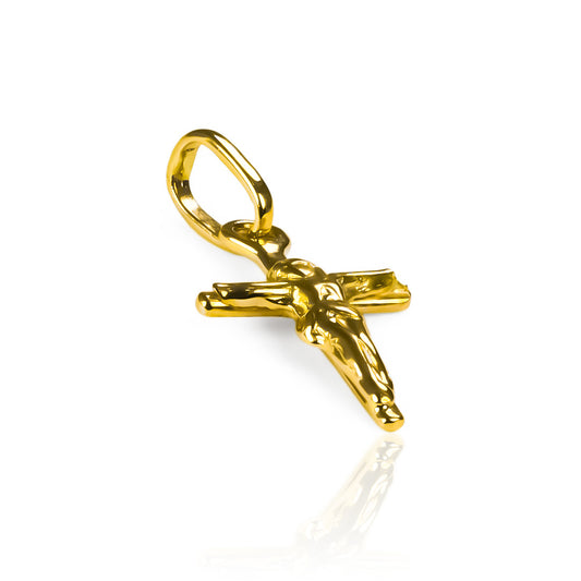 Dije Cruz Cristo S JC. Hecho en oro 18K, esta joyería de Caracas es una verdadera obra de arte. Con garantía de por vida.