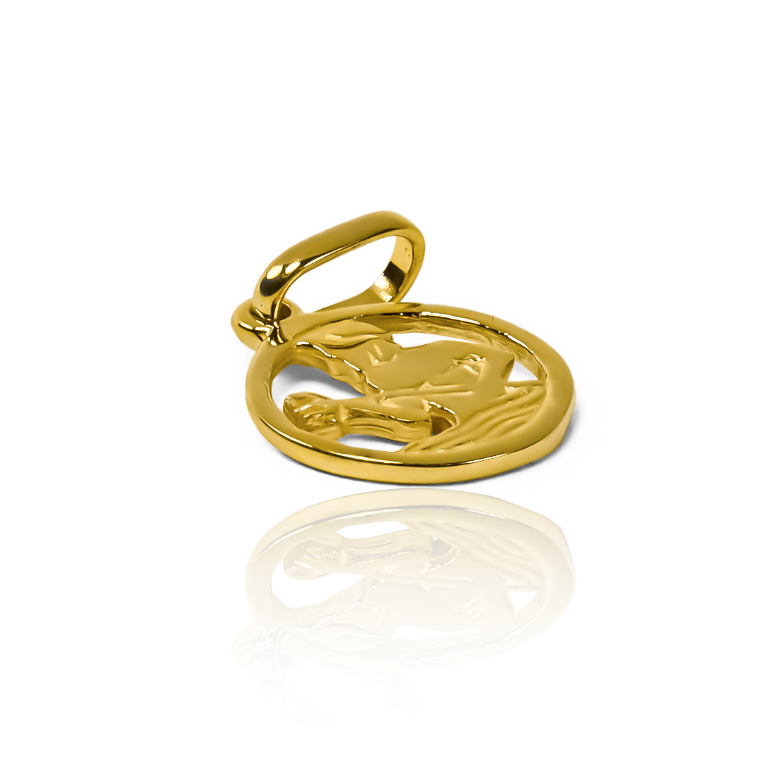 Descubre la elegancia del dije Acuario en oro 18K, elaborado por la prestigiosa marca Joyería Caracas. Con su garantía de por vida, podrás lucir esta pieza a la moda de manera exclusiva y con clase. Un complemento perfecto para realzar tu estilo y símbolo de calidad y durabilidad.