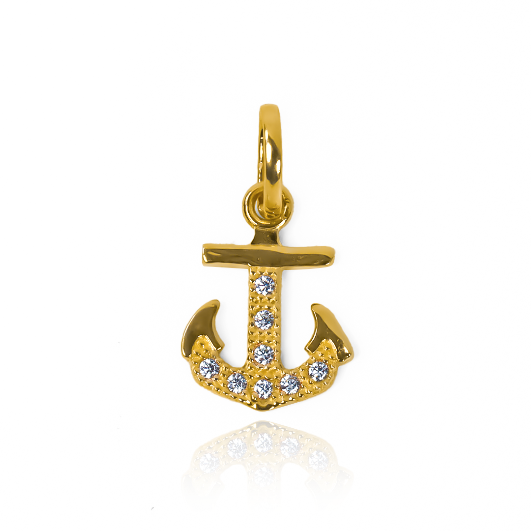 Presentamos nuestros Dije Anchor SM JT, un hermoso diseño de joyería en oro 18K de la exclusiva marca Joyería Caracas. Con garantía para toda la vida, este dije es una pieza única y elegante que se convertirá en un símbolo de lujo y distinción en tu colección. ¡No esperes más para tenerlo!