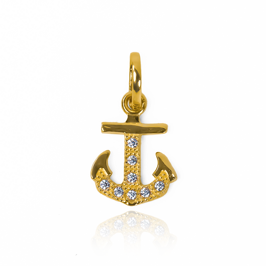 Presentamos nuestros Dije Anchor SM JT, un hermoso diseño de joyería en oro 18K de la exclusiva marca Joyería Caracas. Con garantía para toda la vida, este dije es una pieza única y elegante que se convertirá en un símbolo de lujo y distinción en tu colección. ¡No esperes más para tenerlo!