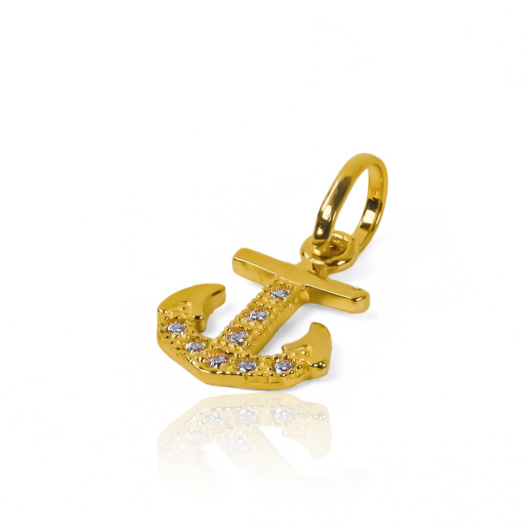 Presentamos nuestros Dije Anchor SM JT, un hermoso diseño de joyería en oro 18K de la exclusiva marca Joyería Caracas. Con garantía para toda la vida, este dije es una pieza única y elegante que se convertirá en un símbolo de lujo y distinción en tu colección. ¡No esperes más para tenerlo!