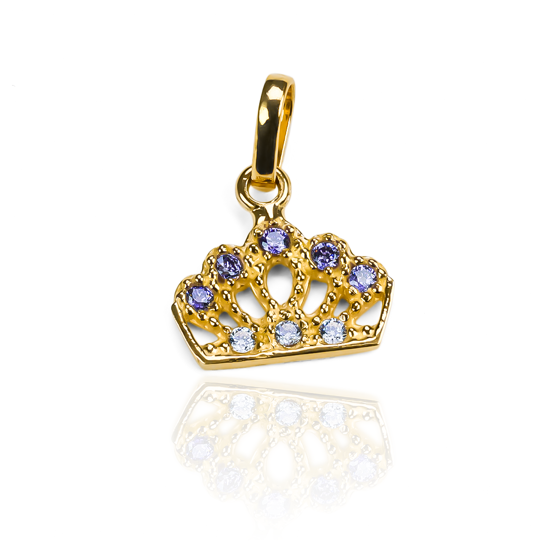 Descubre la elegancia y exclusividad de la Dije Corona española JT, una joya de oro 18K de la exclusiva Joyería Caracas. Con garantía para toda la vida, esta dije es una verdadera obra de arte para llevar contigo siempre.