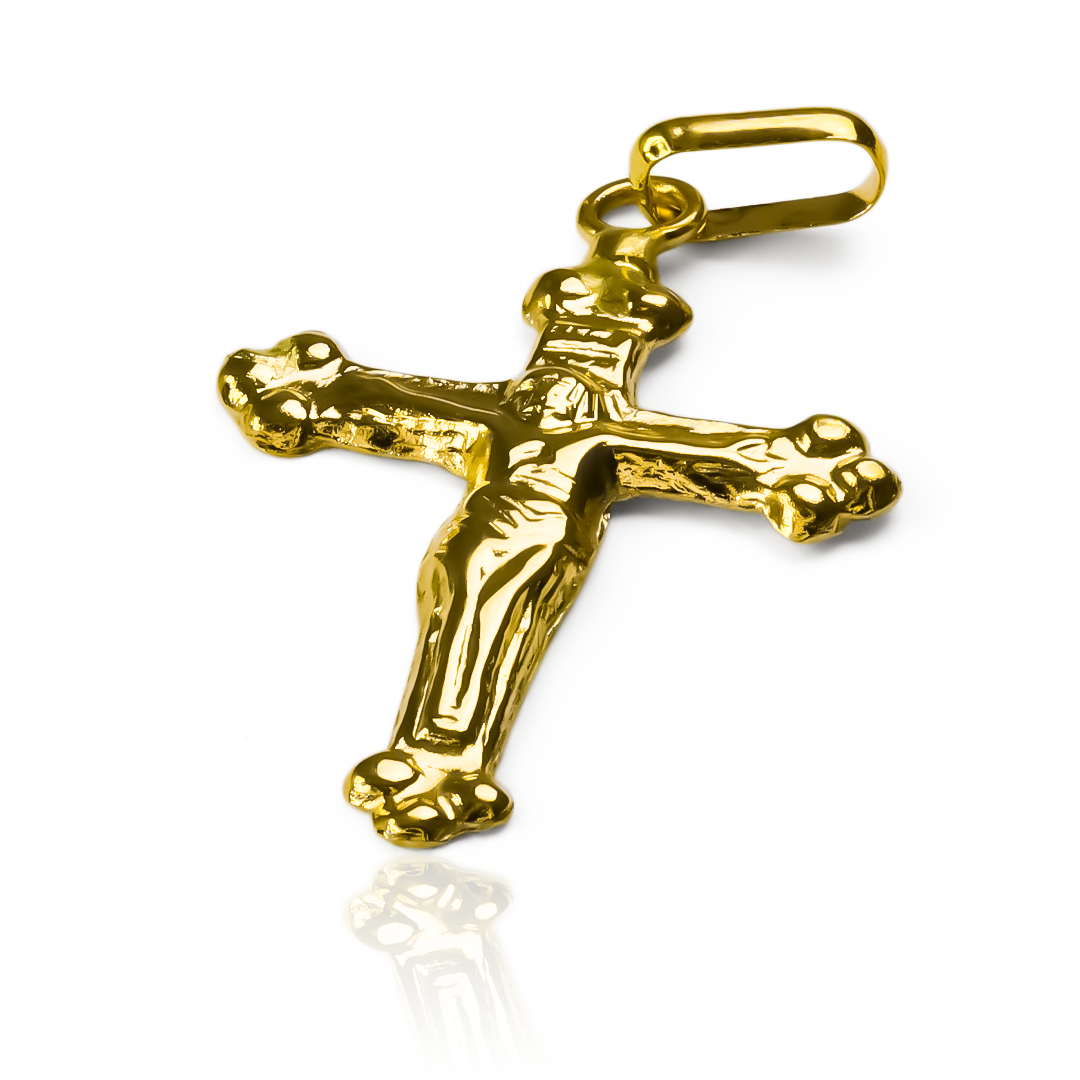 Descubre la elegancia y exclusividad con el Dije Cristo especial M JT. Confeccionado en oro de 18K por Joyería Caracas, este dije es una verdadera obra de arte. Además, cuenta con garantía para toda la vida, asegurando su calidad y durabilidad. Haz una declaración de lujo con este dije único.