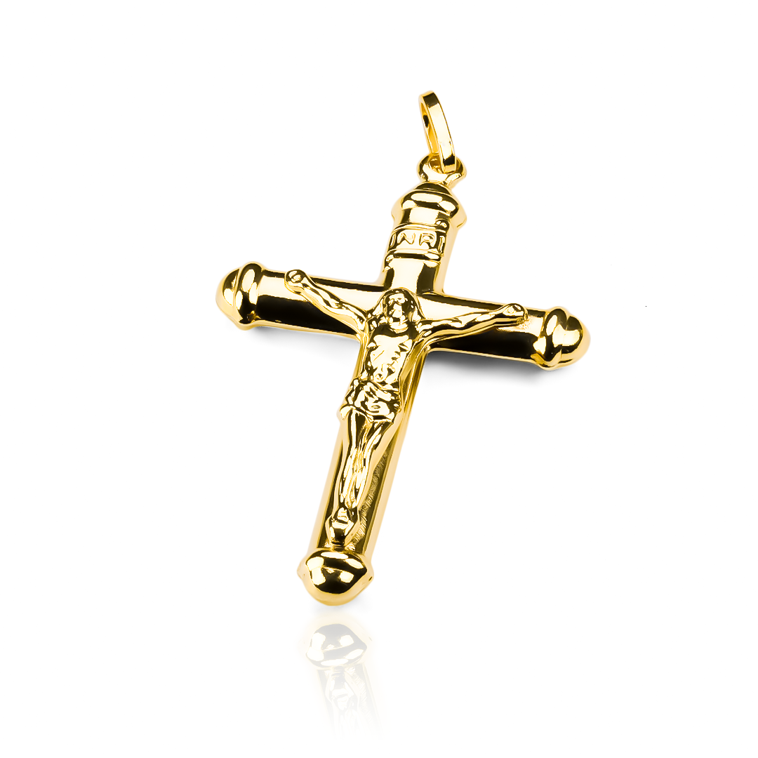 Elegancia y exclusividad se unen en nuestro Dije Cruz Cristo tubo L I. Hecho de Oro 18K y diseñado por Joyería Caracas, este dije representa la fe y el estilo sofisticado. Con garantía de por vida, este dije será una pieza duradera y atemporal en tu colección.