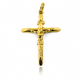 Descubre la elegancia del Dije Cruz cristo l tubo I, hecho con Oro 18K de la prestigiosa Joyería Caracas. Con su garantía de por vida, este accesorio exclusivo es una inversión en belleza y calidad. Luce este símbolo de fe con estilo y sofisticación.