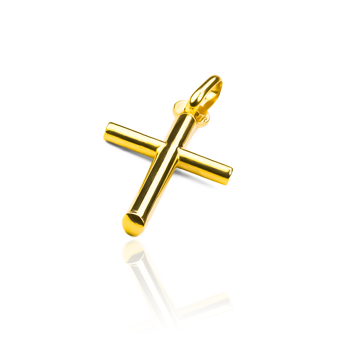 Eleva tu estilo con nuestro Dije Cruz de tubo MI. Confeccionado en Oro 18K por la exclusiva Joyería Caracas, este dije exuda elegancia y sofisticación. Además, con nuestra garantía para toda la vida, aseguramos que este dije será una adición atemporal a tu colección de joyas.