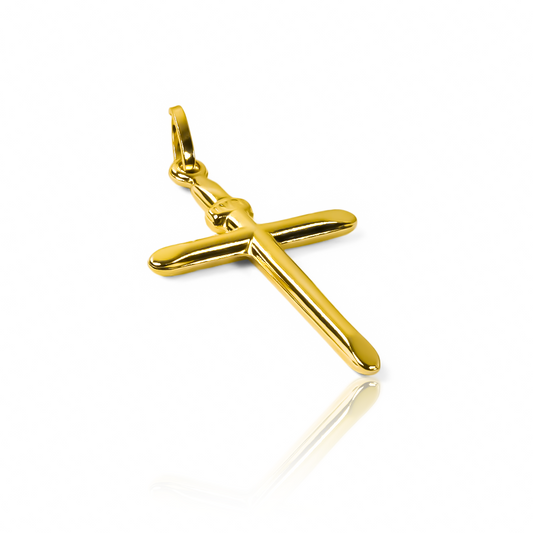 El Dije Cruz inri lisa S I en Oro 18K es una joya de la exclusiva marca Joyería Caracas. Con garantía para toda la vida, esta pieza es un símbolo de elegancia y lujo. Luce esta cruz como un recordatorio de tu fe, mientras disfrutas de la belleza y calidad de esta obra de arte.