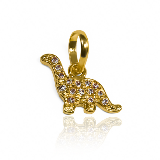 Descripción del producto: Adorna tu cuello con el exquisito Dije Dino cristales JT de oro 18K de Joyería Caracas. Un lujo atemporal con un toque de elegancia, con garantía de por vida para asegurar su calidad. Haz una declaración exclusiva con este dije de lujo.