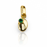 Disfruta de lujo y elegancia con nuestro Dije Grano de café S cristal green JT. Hecho con oro 18K y con la calidad de Joyería Caracas, este dije asegura estilo y durabilidad. Con garantía de por vida, es una pieza atemporal que te acompañará en cada ocasión.