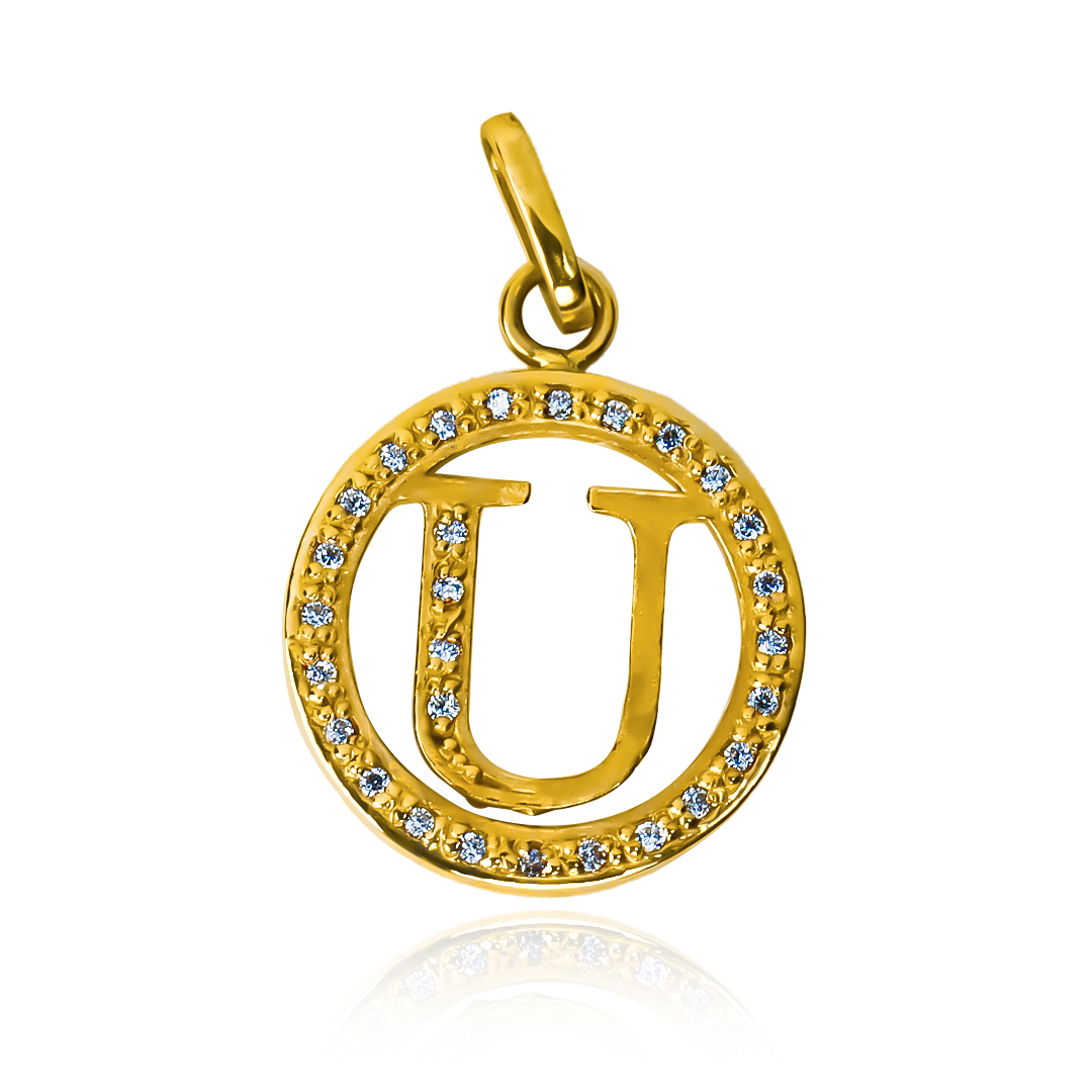 Descubre la belleza de este Dije Letra U party cristal JC. Hecho de Oro 18K y diseñado por Joyería Caracas, este dije ofrece elegancia y exclusividad. Con su garantía de por vida, es una adición atemporal a tu colección de joyas.