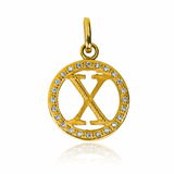 ¡Celebra con estilo con nuestro dije de la letra X! Hecho de oro 18K y cristal JC, es una joya de Joyería Caracas con garantía de por vida. Refleja tu personalidad única y añade un toque de lujo a cualquier atuendo.