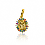 Descubre la elegante y exclusiva joya Dije Milagrosa Multicolor S JT, creado con oro 18K y elaborado por la prestigiosa Joyería Caracas. Con garantía para toda la vida, este dije es más que una pieza de joyería, es una inversión en belleza y durabilidad.