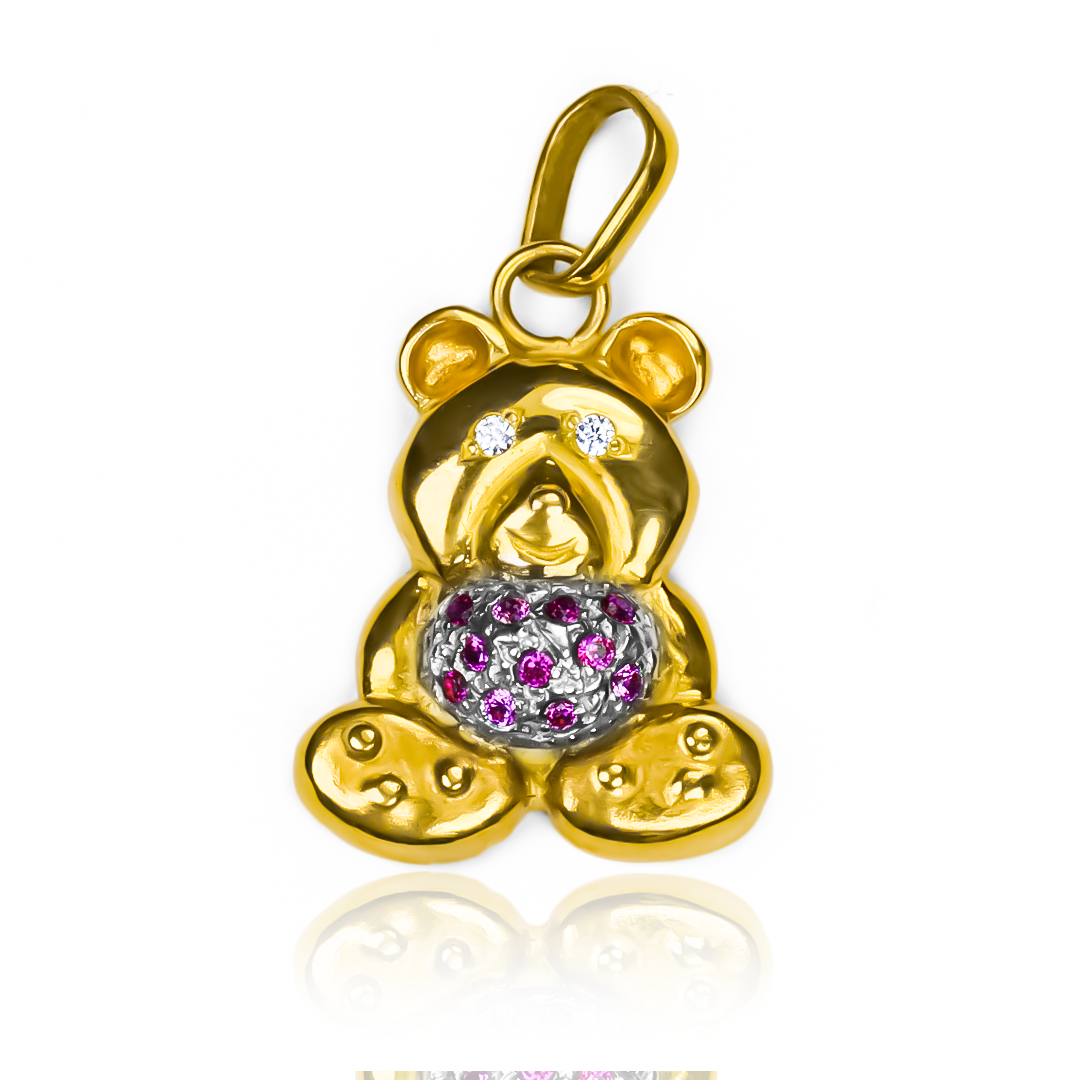 Descubre la elegancia y exclusividad de nuestro Dije Osito. Hecho de Oro 18K por Joyería Caracas, este dije es un verdadero tesoro para toda la vida. Con garantía de por vida, es una pieza de lujo que te acompañará en cada momento especial.