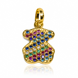 El dije Osito L multicolor JT es una verdadera joya de lujo. Elaborado en oro 18K por la prestigiosa Joyería Caracas, su diseño exclusivo y garantía de por vida lo convierte en una elección elegante y sofisticada. Un símbolo de lujo que perdurará para siempre.