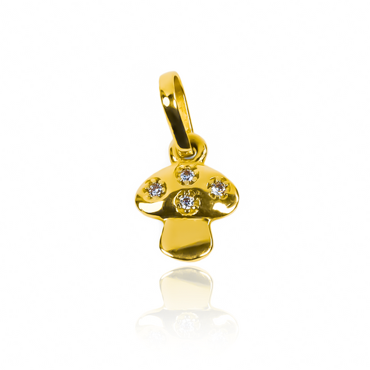 ¡Lleva la elegancia contigo con el Dije mini Hongo JT de oro 18K de Joyería Caracas! Con su garantía de por vida, este dije es una inversión atemporal que te acompañará en cada ocasión especial. Haz una declaración de estilo con este accesorio exclusivo.