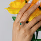 Claw Engagement Ring - Emerald