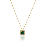 Descubre la elegancia y exclusividad con nuestra Gargantilla Green lady square. Confeccionada con Oro 18K de la más alta calidad y un diseño único de Joyería Caracas, esta gargantilla no solo te brindará un accesorio de lujo, sino también una garantía para toda la vida. Haz una declaración de estilo con nuestra pieza de arte.