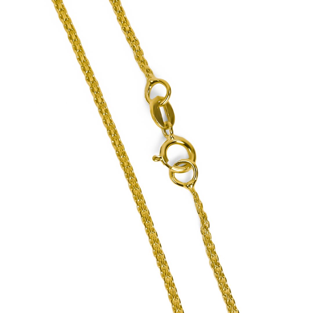 Esta elegante pulsera Bismarck SS 19 es la perfecta combinación de lujo y durabilidad. Hecha de oro 18K, esta pieza de Joyería Caracas se convertirá en un clásico en tu colección. Con garantía para toda la vida, es la inversión perfecta en elegancia y calidad.