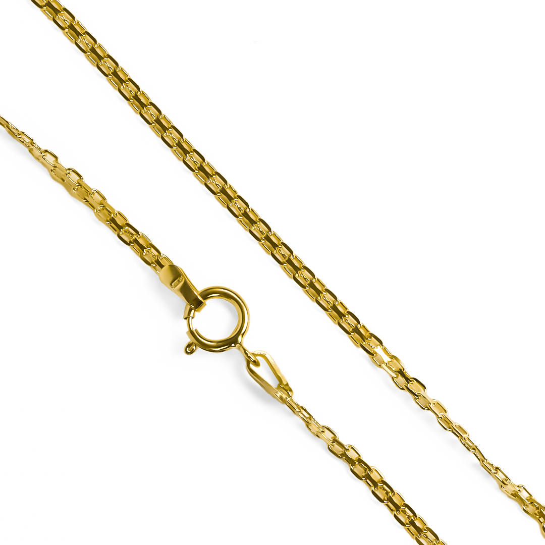 Descubre la elegante Pulsera Bismarck S19 de oro 18K de la prestigiosa Joyería Caracas. Su diseño único y exclusivo te hará sentir como una verdadera obra de arte. Con garantía para toda la vida, esta pulsera es una inversión de lujo que añadirá sofisticación a tu estilo.