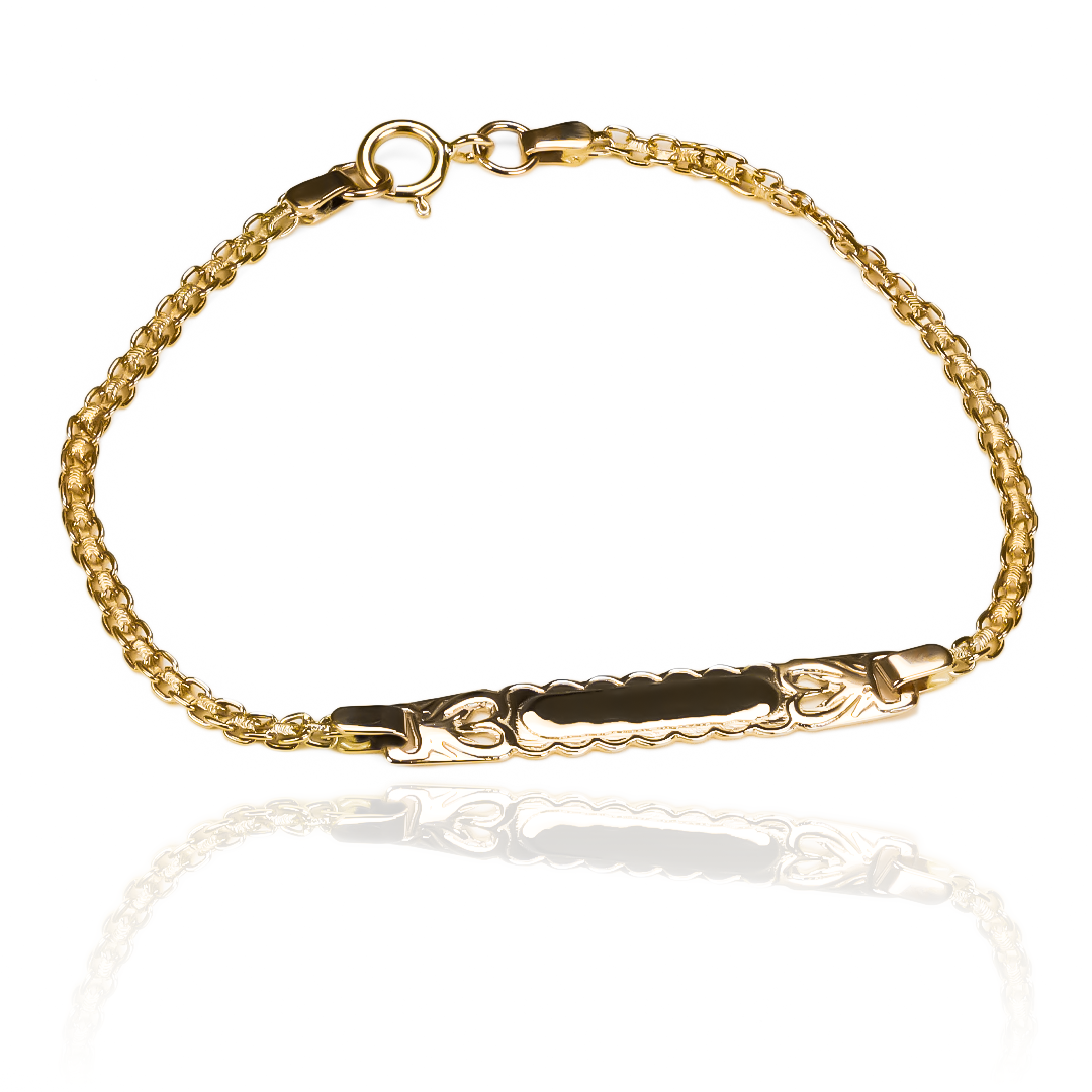 Descubre el lujo y la exclusividad con nuestra pulsera Bismarck Style nube M. Hecha de oro 18K por Joyería Caracas, esta pulsera es una obra de arte que elevará tu estilo a otro nivel. Con garantía de por vida, es una inversión que perdurará en el tiempo.