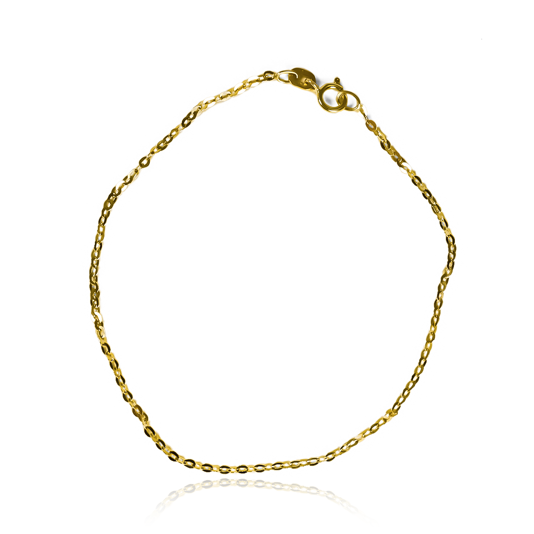 Descubre la elegancia atemporal de nuestra Pulsera Classic en Oro 18K. Diseñada por Joyería Caracas, esta joya será un tesoro para toda la vida. Con su garantía de por vida, podrás disfrutarla sin preocupaciones. Una verdadera obra de arte para lucir con estilo y clase.