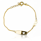 Sienta la elegancia y exclusividad con nuestra Pulsera Corazón calado infinito I en Oro 18K. Hecha por Joyería Caracas, esta pulsera es sinónimo de sofisticación y calidad. Con garantía para toda la vida, haz de esta pieza un tesoro para siempre.