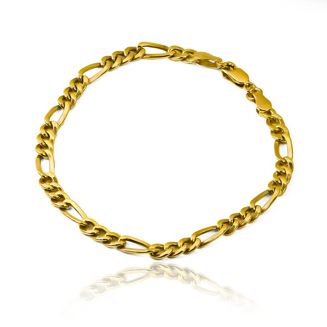 Eleva tu estilo con nuestra Pulsera Cubana 3x1 21 L, confeccionada en oro 18K de la prestigiosa Joyería Caracas. Con diseño exclusivo, brillo incomparable y garantía de por vida, esta pulsera es el complemento perfecto para cualquier look sofisticado y elegante.