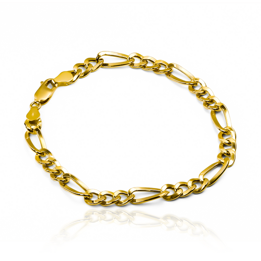 Disfrute de la elegancia y sofisticación de nuestra Pulsera Cubana 3x1 XL I hecha de oro 18K con el prestigio de Joyería Caracas. Con garantía de por vida, esta pulsera es una adición atemporal a su colección de joyas.