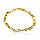 Disfrute de la elegancia y sofisticación de nuestra Pulsera Cubana 3x1 XL I hecha de oro 18K con el prestigio de Joyería Caracas. Con garantía de por vida, esta pulsera es una adición atemporal a su colección de joyas.