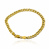 Completa tu estilo con la Pulsera Cubana seguida I de Oro 18K de la exclusiva joyería Caracas. Con garantía para toda la vida, esta pulsera es el complemento perfecto para agregar un toque de elegancia y sofisticación a cualquier atuendo.