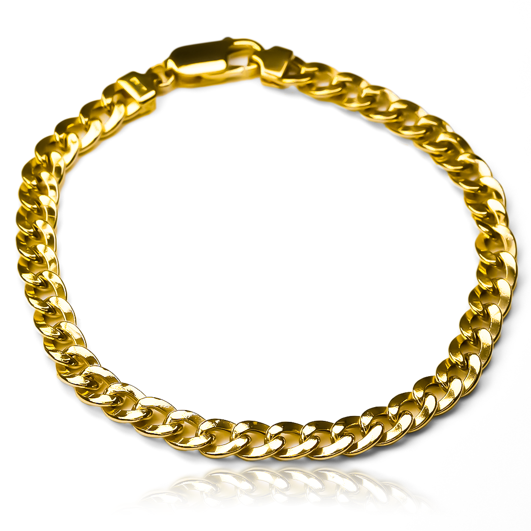 Exude elegancia y sofisticación con nuestra Pulsera Cubana seguida L, hecha de Oro 18K y diseños exclusivos de Joyería Caracas. Con garantía de por vida, esta pulsera es una inversión en belleza y durabilidad.