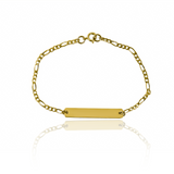 Descubre la elegancia y la exclusividad de nuestra Pulsera Esclava 3x1 con placa lisa en Oro 18K. Diseño de Joyería Caracas con garantía de por vida. Añade una pieza única a tu colección de joyas premium y desprende lujo y sofisticación.