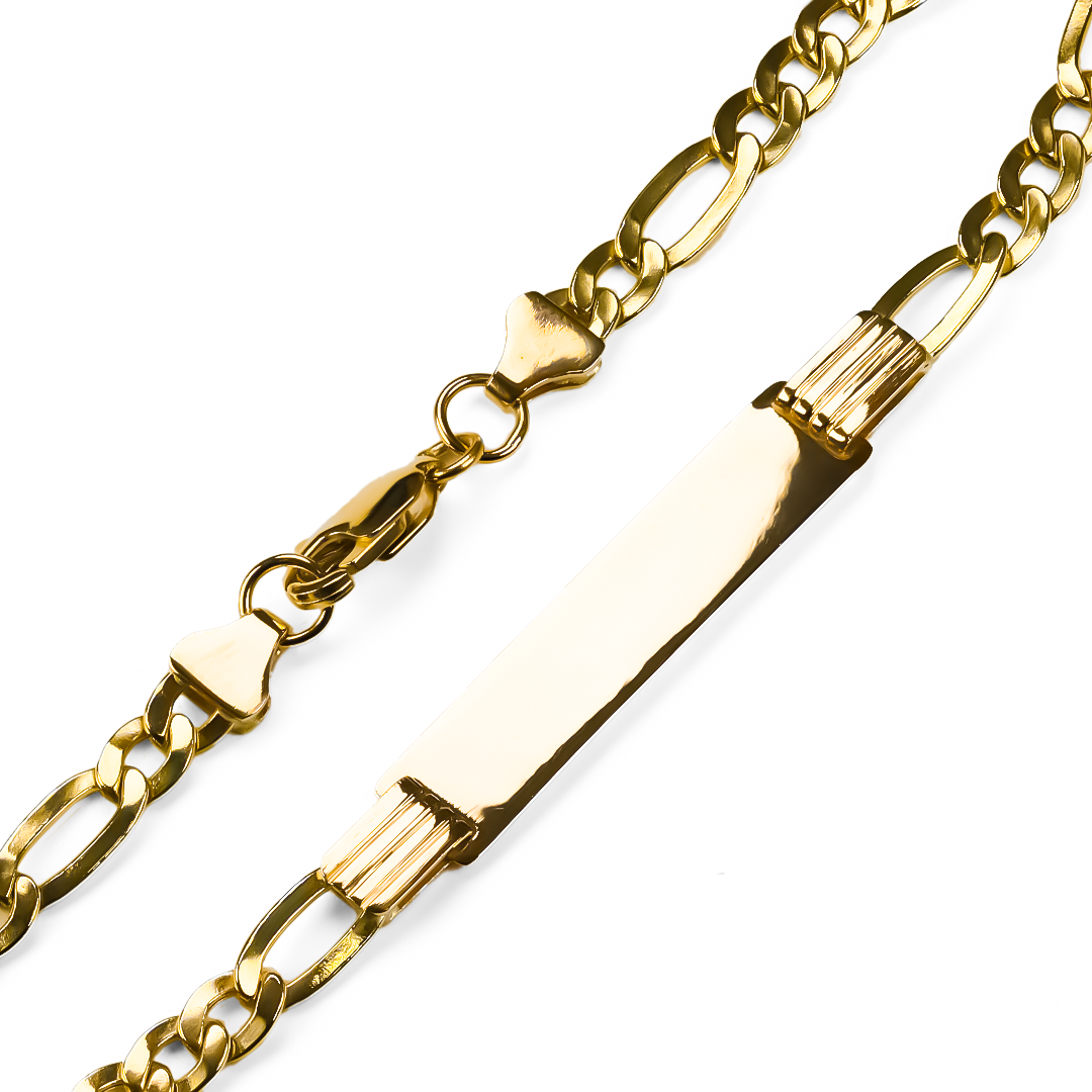 Descubre la elegancia y exclusividad de la Pulsera Esclava Cubana 3x1 XL 21 de Joyería Caracas. Hecha de Oro 18K y con una garantía para toda la vida, esta pulsera es una pieza de lujo que te acompañará siempre. Haz una declaración de estilo con su diseño único y sofisticado.