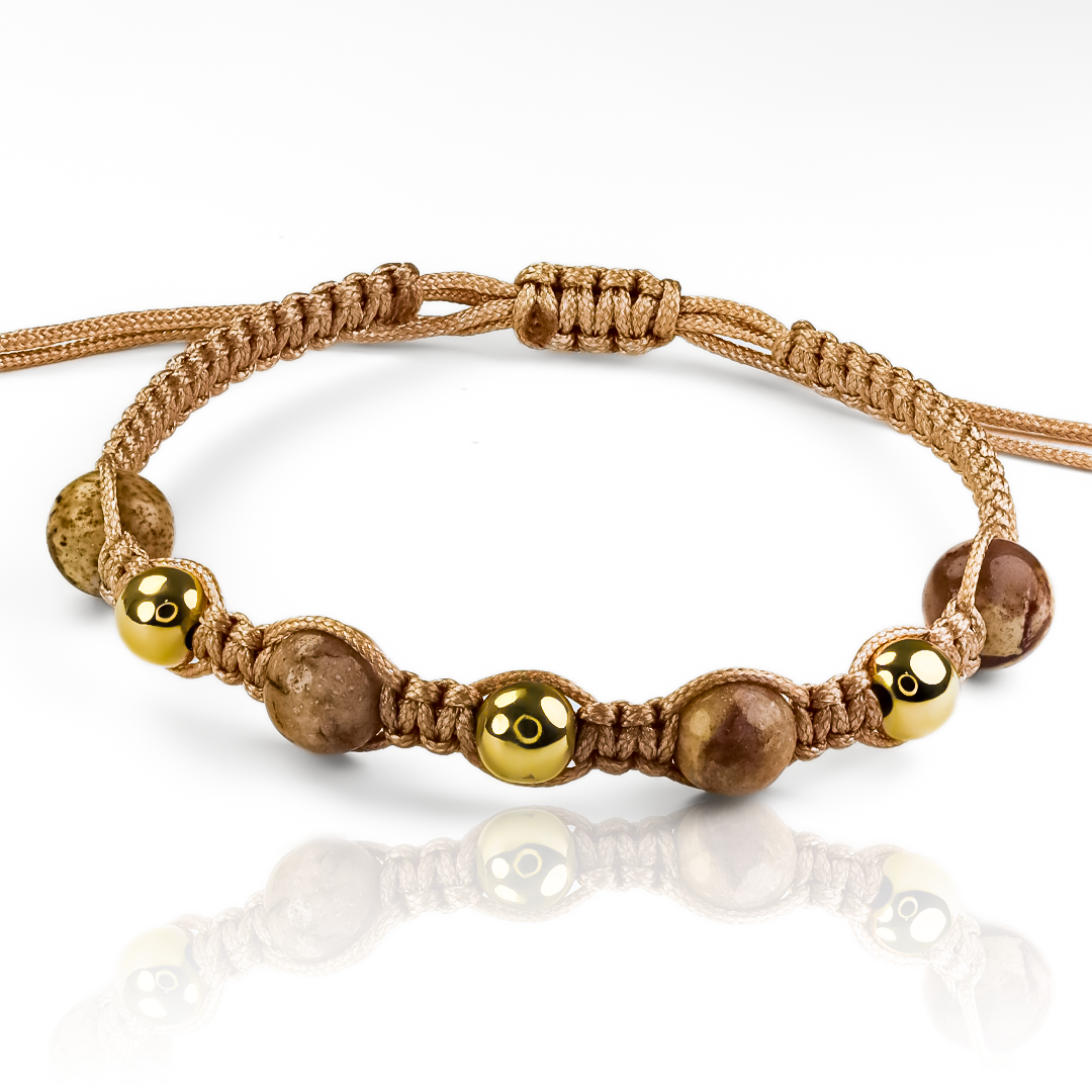 Disfruta de la elegancia y exclusividad con nuestra Pulsera Esfera lisa #5 x3. Confeccionada en Oro 18K por Joyería Caracas, esta pulsera es una verdadera obra de arte. Con garantía para toda la vida, podrás lucirla en cualquier ocasión y siempre destacarás por tu buen gusto. Una adición imprescindible a tu colección de joyas de lujo.