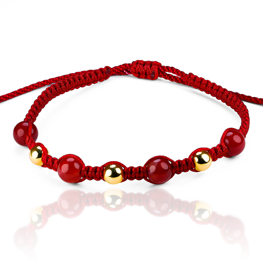 Disfruta de la elegancia y exclusividad con nuestra Pulsera Esfera lisa #5 x3. Confeccionada en Oro 18K por Joyería Caracas, esta pulsera es una verdadera obra de arte. Con garantía para toda la vida, podrás lucirla en cualquier ocasión y siempre destacarás por tu buen gusto. Una adición imprescindible a tu colección de joyas de lujo.