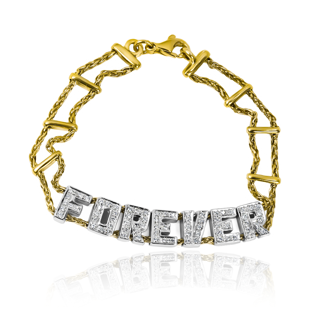 La Pulsera Ladder forever es una verdadera joya de oro 18K de la reconocida Joyería Caracas. Con su diseño único y elegante, te acompañará por siempre con su garantía de por vida. Haz una declaración de lujo con esta exclusiva pulsera.