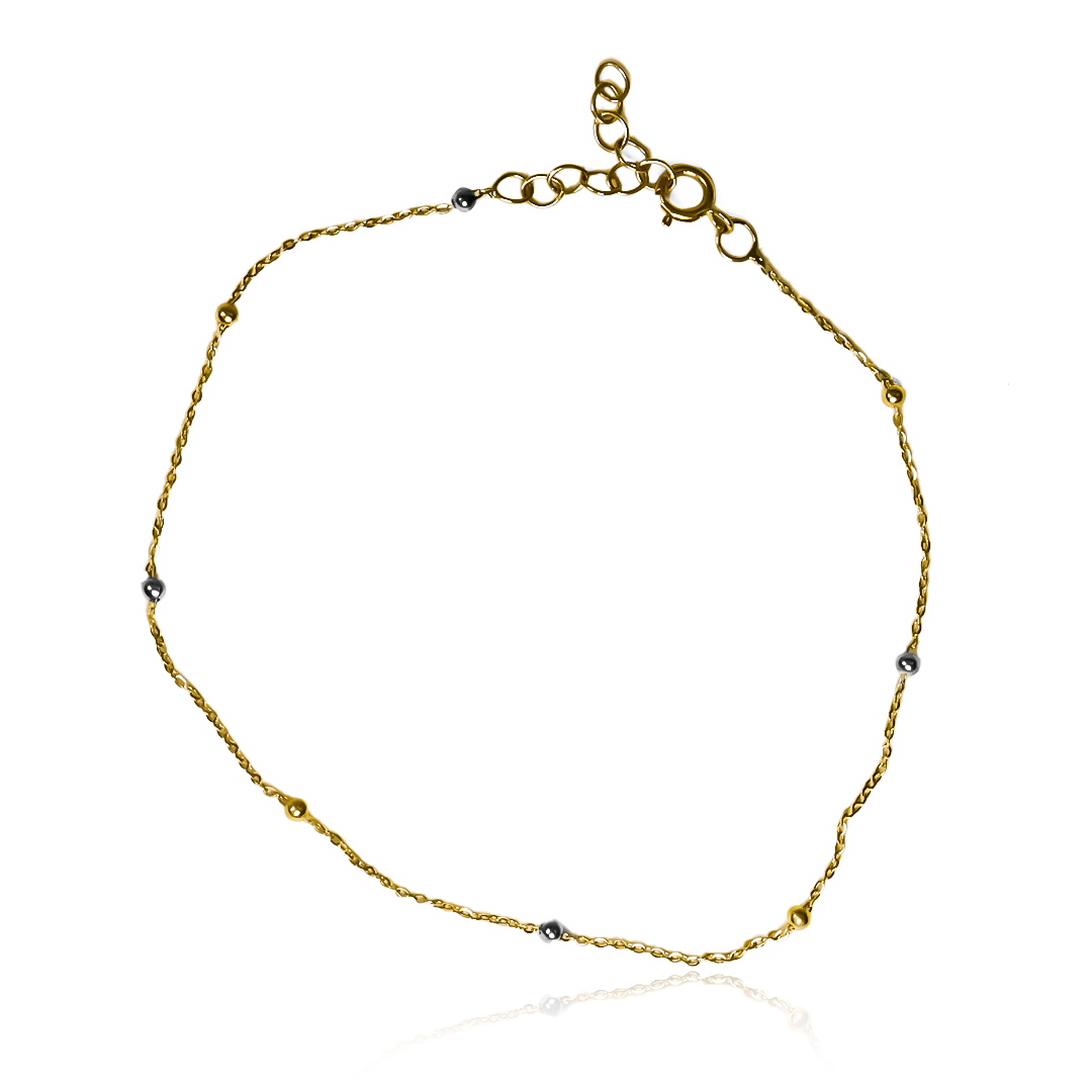 Consigue un toque de lujo con nuestra Pulsera Special sphere. Hecha de Oro 18K por Joyería Caracas, esta pulsera te ofrece no solo un accesorio elegante sino también una garantía para toda la vida. Hazte con ella y déjate envolver por su exclusividad y calidad.