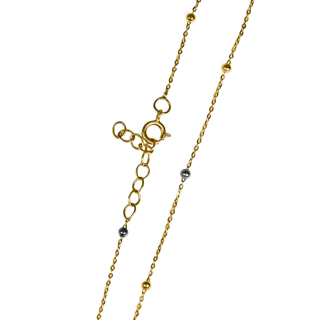 Consigue un toque de lujo con nuestra Pulsera Special sphere. Hecha de Oro 18K por Joyería Caracas, esta pulsera te ofrece no solo un accesorio elegante sino también una garantía para toda la vida. Hazte con ella y déjate envolver por su exclusividad y calidad.