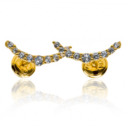 Topitos Caterpillar. Hecho en Oro18K por Joyería Caracas, este collar es una verdadera obra de arte. Con un diseño único y una garantía de por vida, este collar es una pieza exclusiva que será el complemento perfecto para tus looks más sofisticados.