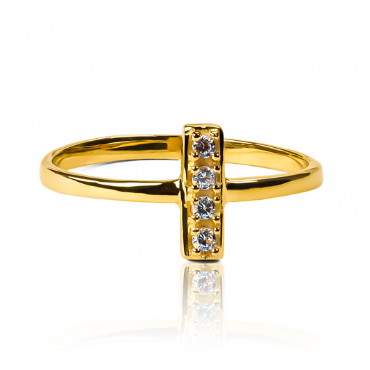 la elegancia de la joyería caracas con nuestro anillo I-crystal. Hecho de oro 18k, este anillo es una verdadera obra de arte que brilla como ningún otro. Con garantía para toda la vida