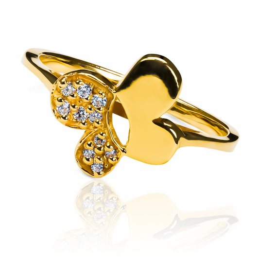 anillo butterfly ring de joyería Caracas. Hecho de oro 18k de la más alta calidad, este diseño exclusivo es una obra de arte que llevarás con orgullo. Con garantía para toda la vida