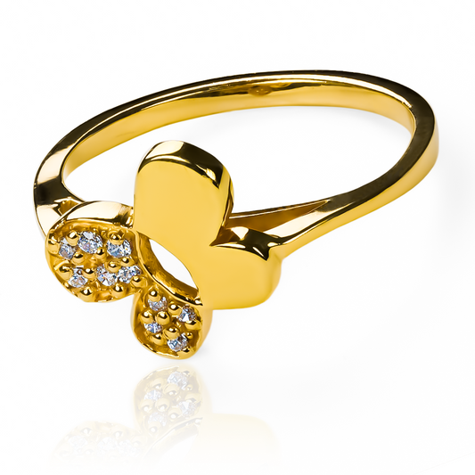 anillo butterfly ring de joyería Caracas. Hecho de oro 18k de la más alta calidad, este diseño exclusivo es una obra de arte que llevarás con orgullo. Con garantía para toda la vida