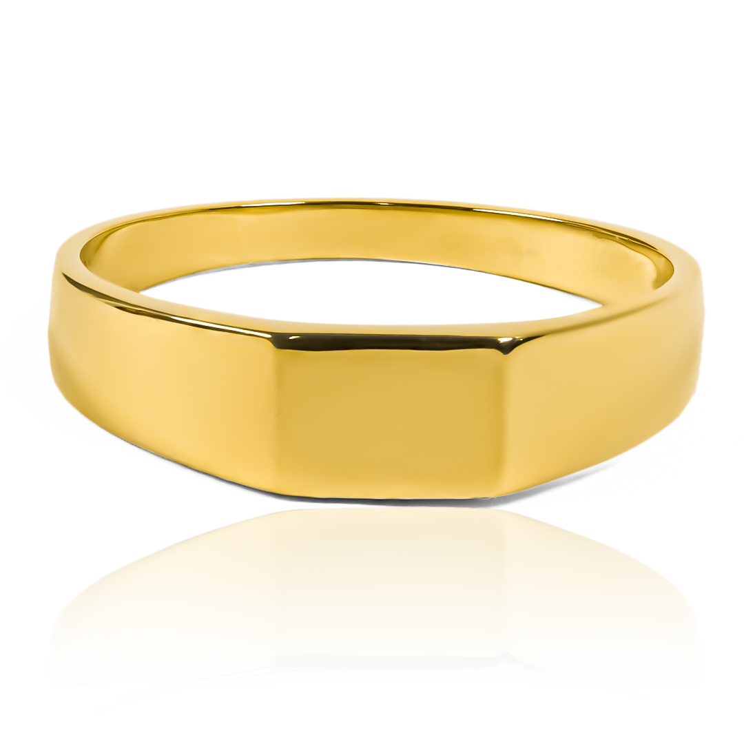 Descubre el lujo y la elegancia de nuestro anillo classic ring man, parte de nuestra colección Joyería Caracas. Con su exquisito detalle en oro 18k, este anillo es la perfecta combinación de sofisticación y calidad garantizada de por vida.