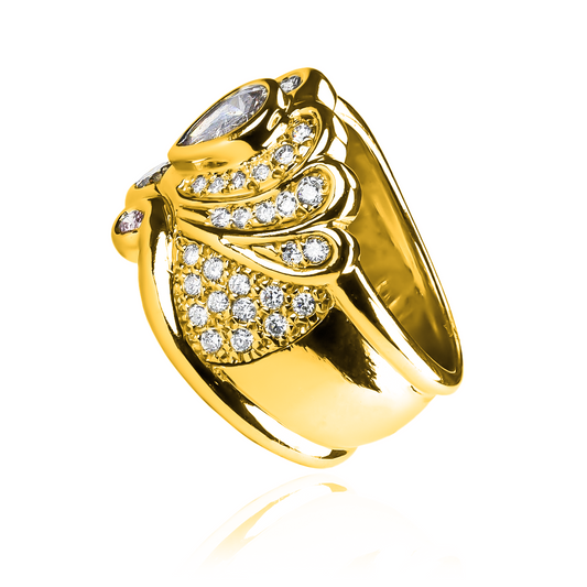 Anillo elite ring diamantes de Joyería Caracas. Hecho de oro 18k, este anillo cuenta con diamantes que representan una garantía para toda la vida.