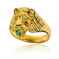 Anillo león S es una verdadera joya de la joyería Caracas. Hecho de auténtico oro 18k, su diseño detallado de león lo convierte en una pieza única y elegante. Con garantía para toda la vida