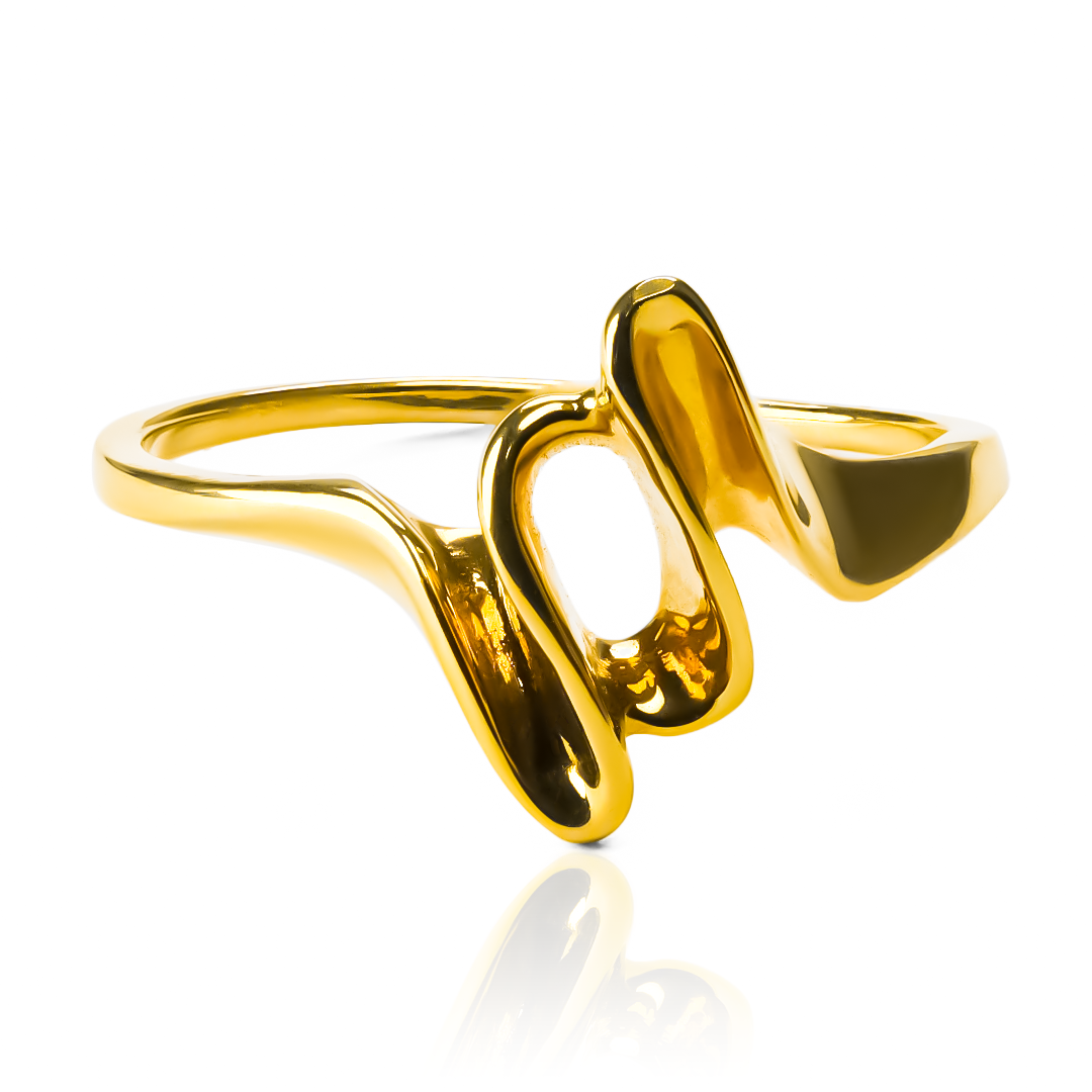 nuestro anillo Oshty de joyería caracas. Disfruta del lujo del oro 18k con una garantía para toda la vida.