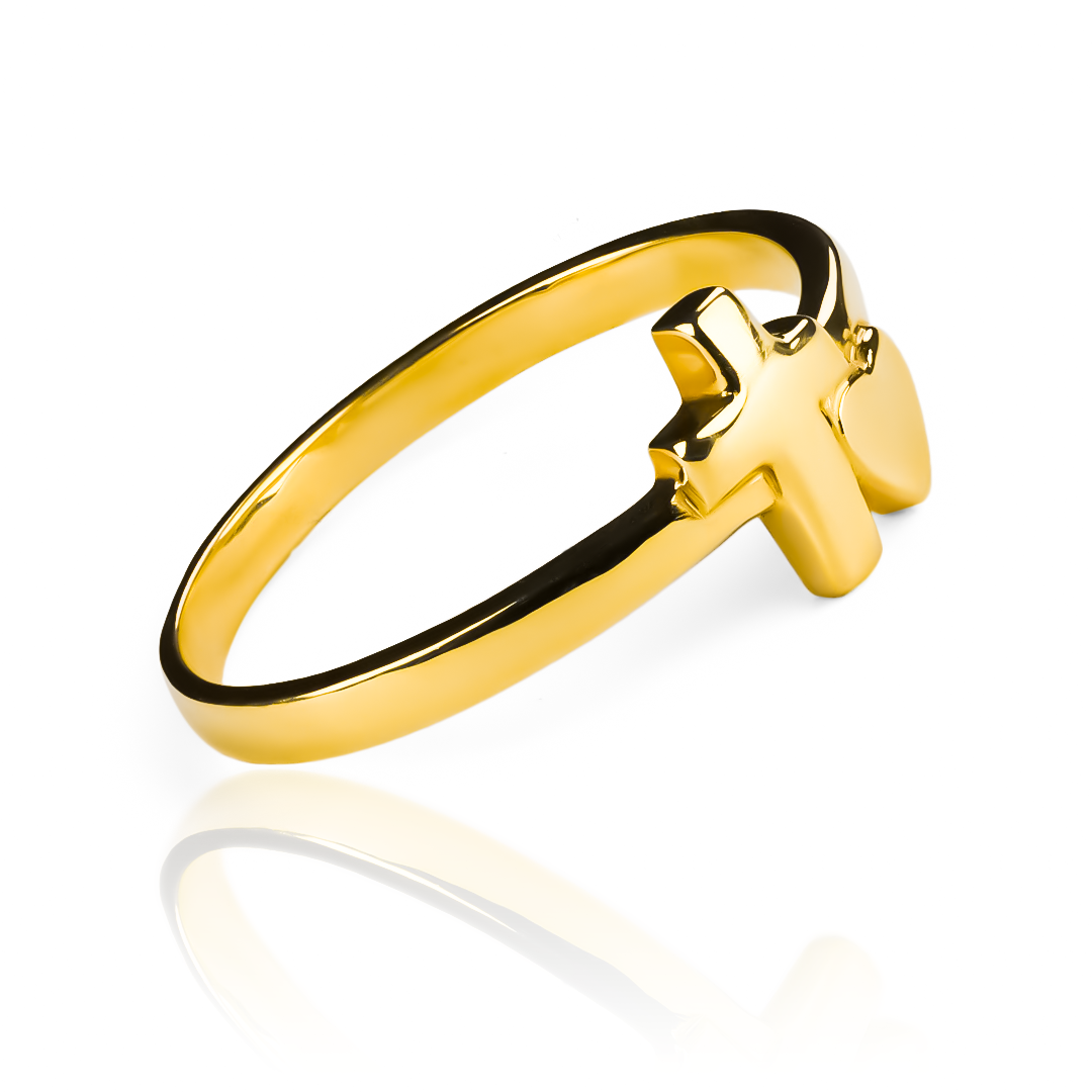 anillo pray de joyería caracas. Fabricado con oro 18k de máxima calidad, este anillo no solo es una pieza de joyería, sino también una declaración de estilo y exclusividad. Con garantía para toda la vida